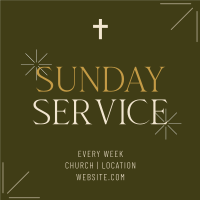 Earthy Sunday Service Instagram post Image Preview