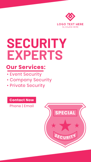 Security At Your Service Instagram story Image Preview