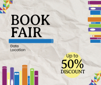 Book Fair Facebook Post Design