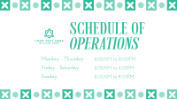 Floral Operating Hours Animation Preview