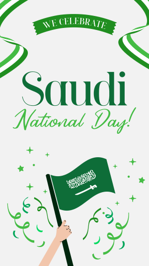 Raise Saudi Flag Facebook story Image Preview