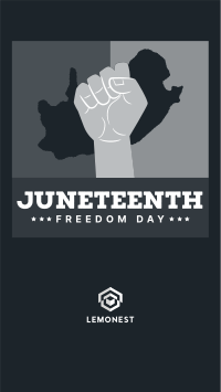 Juneteenth Freedom Celebration Facebook story Image Preview