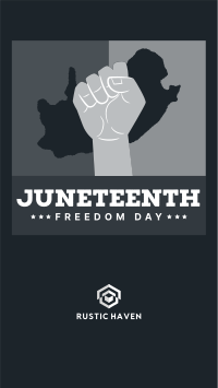 Juneteenth Freedom Celebration Facebook Story Image Preview