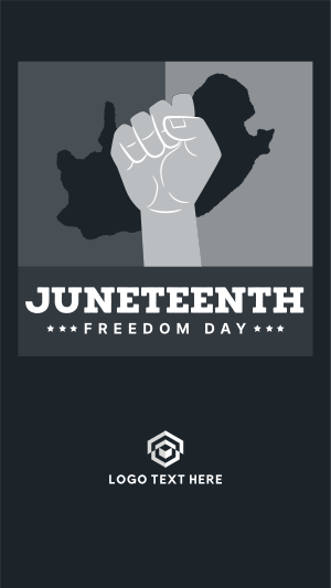 Juneteenth Freedom Celebration Facebook story Image Preview