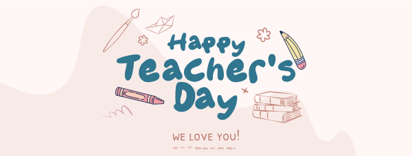 Teachers Day Greeting Facebook Cover Design Image Preview