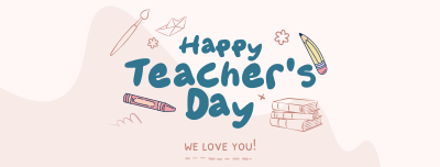 Teachers Day Greeting Facebook cover Image Preview