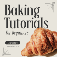 Learn Baking Now Instagram Post Design