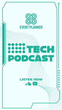 Technology Podcast Circles Instagram Story Design