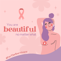 You Are Beautiful Instagram Post Design