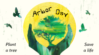 Creative Arbor Day Video Image Preview