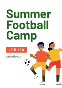 Summer Football Camp Poster Image Preview