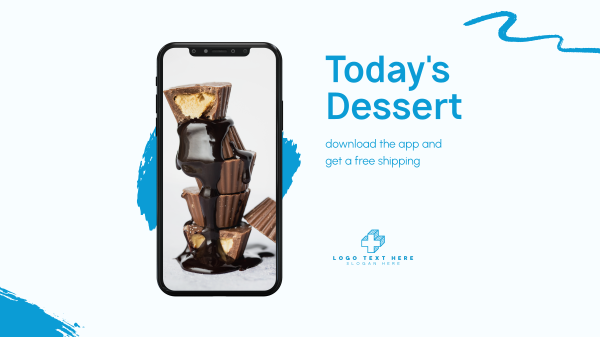 Today's Dessert Facebook Event Cover Design Image Preview