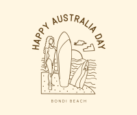 Bondi Beach Facebook Post Design