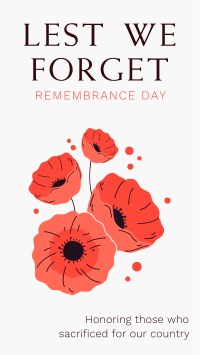 Symbol of Remembrance Instagram story Image Preview