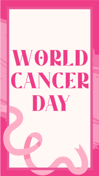 Minimalist Cancer Awareness Facebook story Image Preview