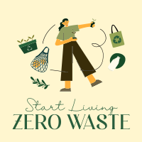 Living Zero Waste Instagram post Image Preview
