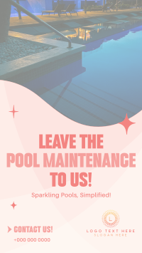 Pool Maintenance Service Instagram reel Image Preview