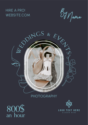 Wedding Photographer Rates Flyer Image Preview