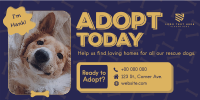 Adopt A Pup Twitter Post Design