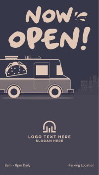 Taco Food Truck Facebook Story Design
