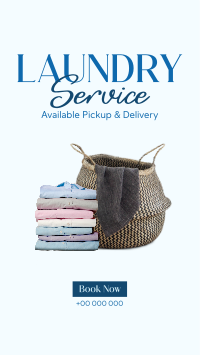 Laundry Delivery Services TikTok video Image Preview