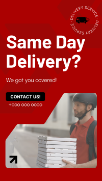 Professional Delivery Service TikTok video Image Preview