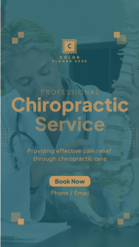 Professional Chiropractor Instagram story Image Preview