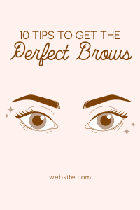 Beautiful Brows Pinterest Pin Image Preview