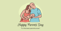 Young Happy Parents Facebook Ad Design