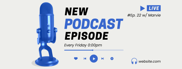 Normal Podcast Facebook Cover Design Image Preview