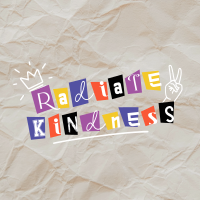 Radiate Kindness Instagram Post Design