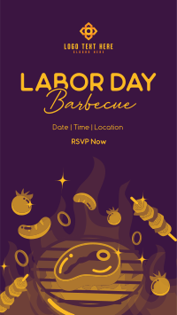 Labor Day Barbecue Party TikTok Video Design
