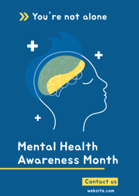 Mental Health Month Poster Image Preview