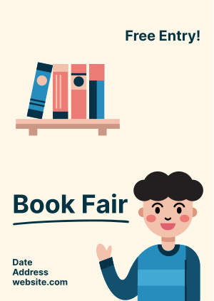 Kids Book Fair Poster Image Preview