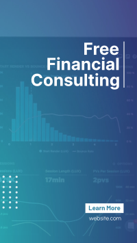 Simple Financial Consulting Instagram story Image Preview