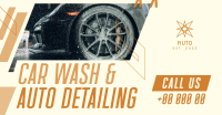 Car Wash Auto detailing Service Facebook Ad Image Preview