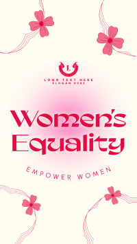 Women Equality Day TikTok Video Design