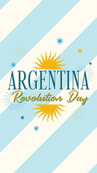 Argentina Revolution Day Facebook Story Image Preview