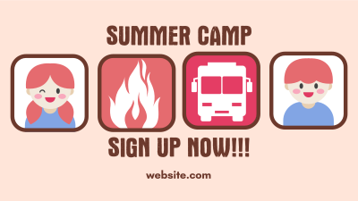 Summer Camp Registration Facebook event cover Image Preview