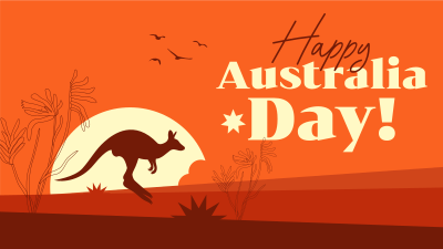 Australian Kangaroo Facebook event cover Image Preview