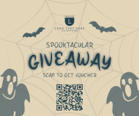 Spooktacular Giveaway Promo Facebook Post Design