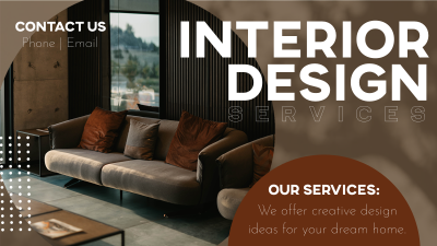 Interior Design Services Facebook event cover Image Preview