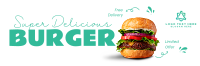 The Burger Delight Twitter header (cover) Image Preview