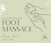 Foot Massage Facebook Post Design