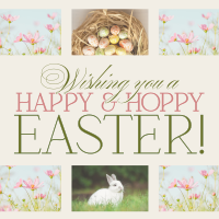 Rustic Easter Greeting Linkedin Post Image Preview