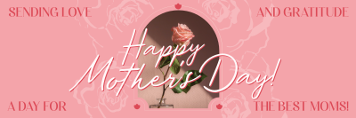 Mother's Day Rose Twitter header (cover) Image Preview