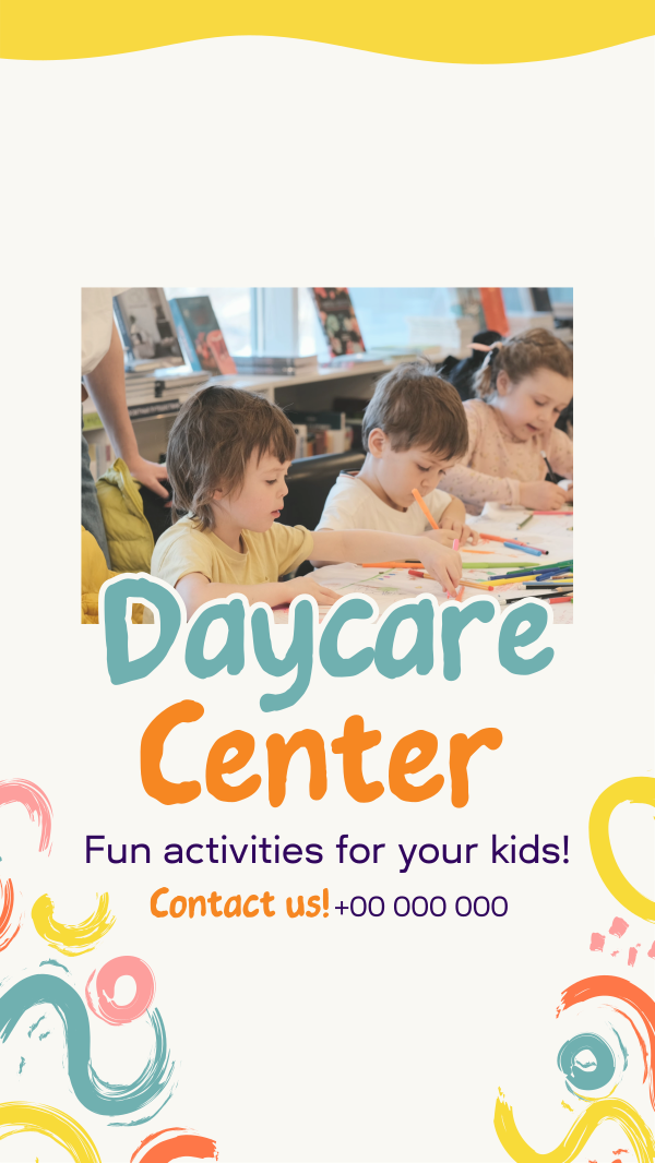 Fun Daycare Center Instagram Story Design