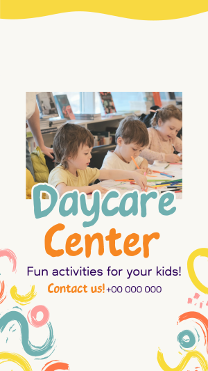 Fun Daycare Center Instagram story Image Preview