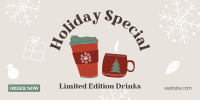 Holiday Special Drinks Twitter post Image Preview