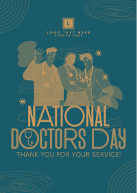 Modern Quirky Doctor's Day Poster Image Preview